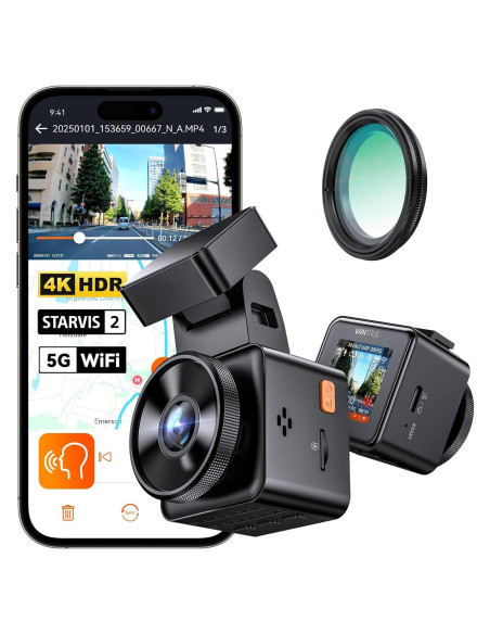 Cámara de tablero Vantrue E1 Pro 4K, WiFi 5G, GPS, 1TB Cámara de tablero Vantrue E1 Pro 4K, WiFi 5G, GPS, 1TB