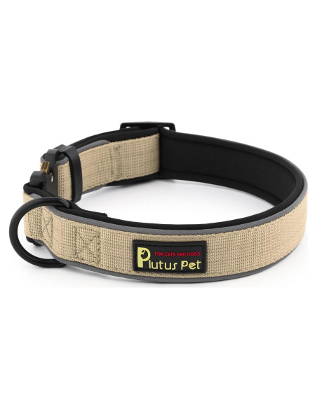 Collar Táctico Reflectante Plutus Pet para Perros XS Beige Collar Táctico Reflectante Plutus Pet para Perros XS Beige