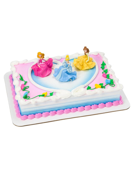 Adorno para Pastel DecoSet Princesa Disney - Set 3 Piezas Adorno para Pastel DecoSet Princesa Disney - Set 3 Piezas