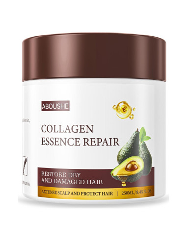 Mascarilla de Colágeno Acondicionadora Aboushe 250ml - Hidratación Profunda