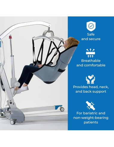 Sling de Elevación Ayuda al Paciente PA-600S Pequeño 61kg