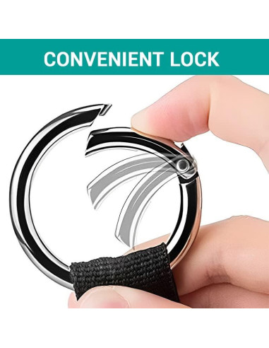 Correa de Maleta Ajustable Yopolaz X1 - 2 Unidades Nylon Negro