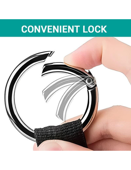 Correa de Maleta Ajustable Yopolaz X1 - 2 Unidades Nylon Negro Correa de Maleta Ajustable Yopolaz X1 - 2 Unidades Nylon Negro