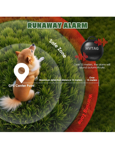 Collar GPS para Perros Zoifada Ajustable 30-42 cm Resistente