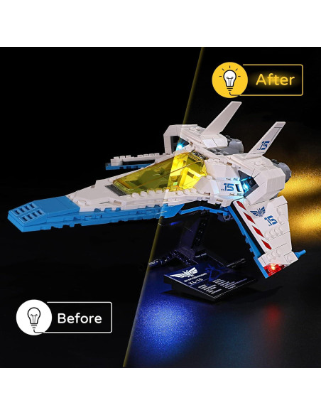 Kit de Luz LED YEABRICKS para Lego 76832 XL-15 Naves Espaciales Kit de Luz LED YEABRICKS para Lego 76832 XL-15 Naves Espaciales