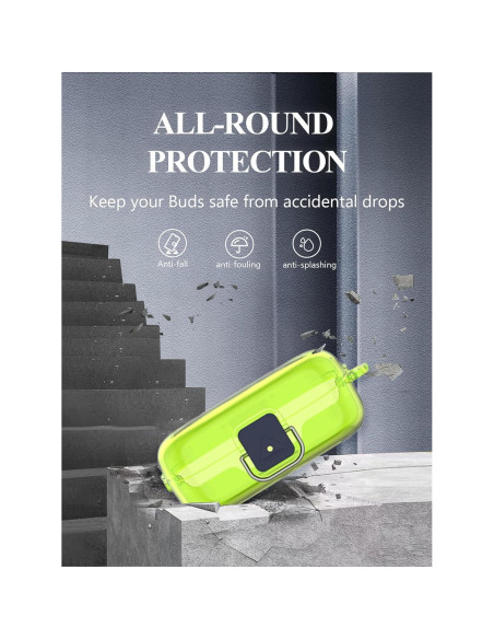 Funda Protectora TPU Amarillo para Sony WF-C510 Inalámbricos Funda Protectora TPU Amarillo para Sony WF-C510 Inalámbricos