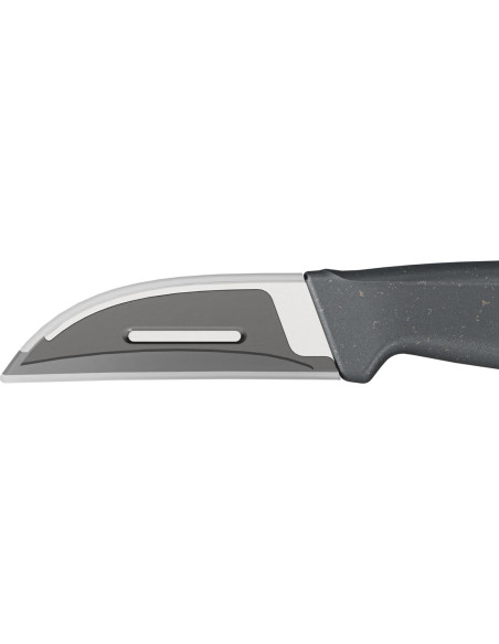 Cuchillo Pelador Zyliss - Acero Inoxidable, Mango de Paja de Trigo 6cm Cuchillo Pelador Zyliss - Acero Inoxidable, Mango de Paja de Trigo 6cm