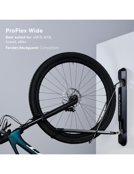 Soporte Vertical para Bicicletas Steadyrack ProFlex Wide - Ahorra Espacio Soporte Vertical para Bicicletas Steadyrack ProFlex Wide - Ahorra Espacio