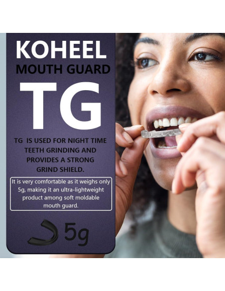 Protector Bucal KOHEEL TG para Bruxismo - 5 Unidades Protector Bucal KOHEEL TG para Bruxismo - 5 Unidades
