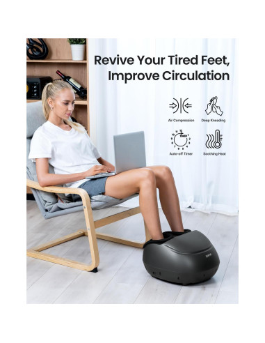 Masajeador de Pies Shiatsu RENPHO 2025 Mejorado con Calor