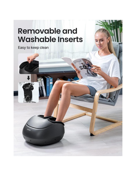 Masajeador de Pies Shiatsu RENPHO 2025 Mejorado con Calor Masajeador de Pies Shiatsu RENPHO 2025 Mejorado con Calor