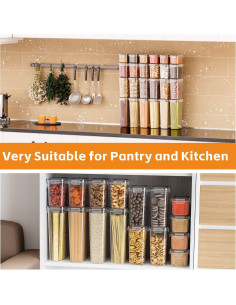 Contenedores de Almacenamiento Herméticos Yieach 8 Piezas 2