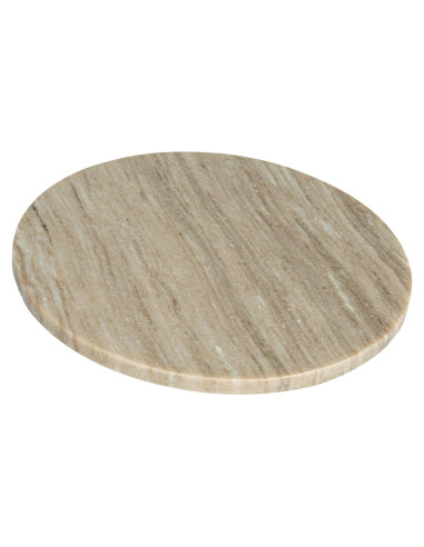 Tabla de Charcutería Redonda de Mármol Beige 28 cm Creative Co-Op