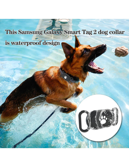 Soporte de Collar de Perro Impermeable Rzttwl para SmartTag2 Soporte de Collar de Perro Impermeable Rzttwl para SmartTag2