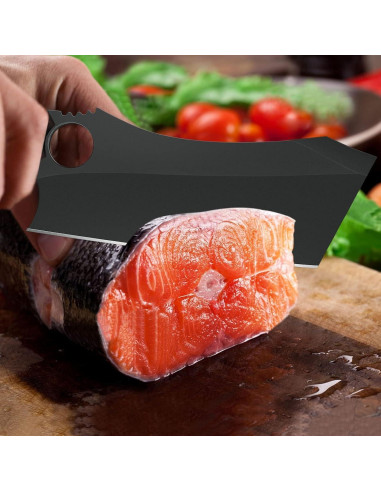 Cuchillo de Carnicería Dream Reach 17.5 cm Acero Carbono Negro