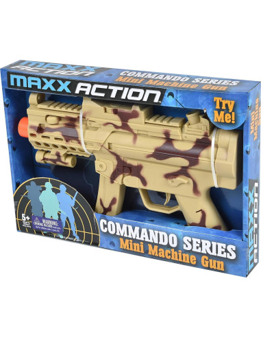 Mini Blaster Camuflaje Desierto Maxx Action con Sonido y Luz