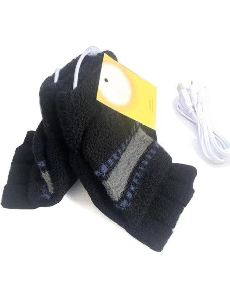 Guantes Calentados USB Kbinter para Invierno - Mitad de Dedo Guantes Calentados USB Kbinter para Invierno - Mitad de Dedo