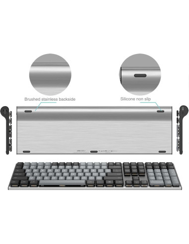Teclado Mecánico Inalámbrico Arteck Negro con Interruptores Marrones