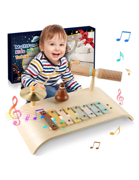 Conjunto de Tambores LOOIKOOS para Niños - Juguetes Musicales Montessori Conjunto de Tambores LOOIKOOS para Niños - Juguetes Musicales Montessori