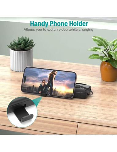 Cargador Portátil LJEHC 10000mAh USB-C 5 Salidas Carga Rápida