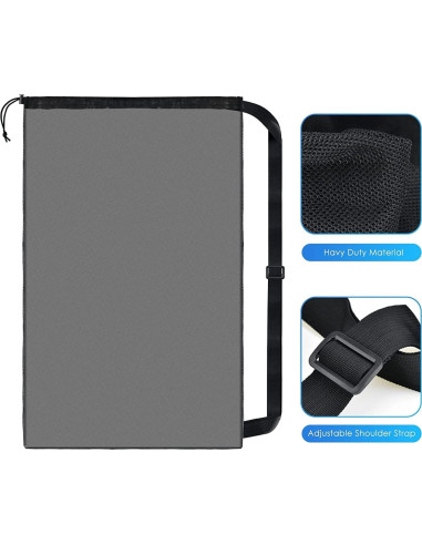 Bolsa de Deporte Extra Grande BROTOU 40x30 cm Malla Ajustable
