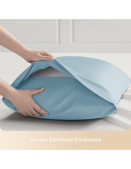 Funda de almohada estándar Parkdeny de viscosa de bambú 2 unidades Funda de almohada estándar Parkdeny de viscosa de bambú 2 unidades