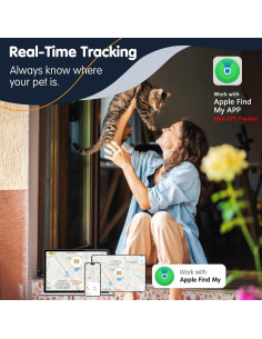 Rastreador de Mascotas GBVP HB15 para Gato iOS, Sin Cuota Mensual 2