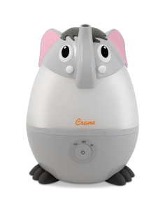 Humidificador Mini Elefante Crane 1.89L Niebla Fría Silencioso 2