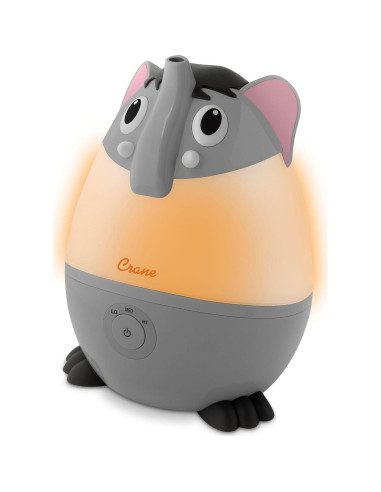 Humidificador Mini Elefante Crane 1.89L Niebla Fría Silencioso