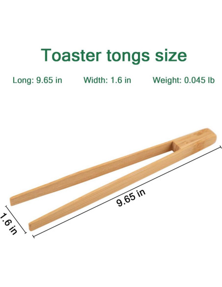 Pinzas de Madera YUC para Tostadas - 24.1 cm, Sin Químicos Pinzas de Madera YUC para Tostadas - 24.1 cm, Sin Químicos