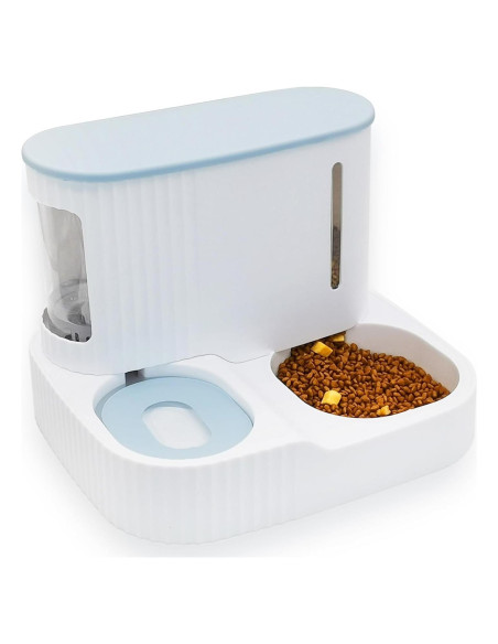 Comedero y Bebedero Automático para Gatos Kathson 3L Verde Comedero y Bebedero Automático para Gatos Kathson 3L Verde