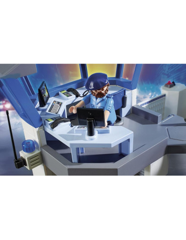 Centro de Mando Policial PLAYMOBIL 6872 con Prisión
