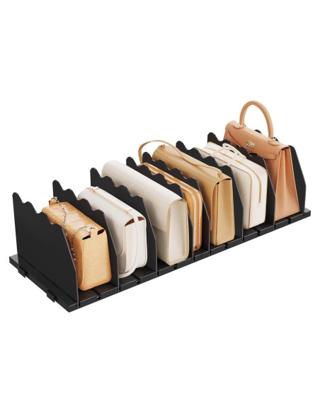 Divisor de Estante SPACEKEEPER Ajustable Negro 8 Divisores Divisor de Estante SPACEKEEPER Ajustable Negro 8 Divisores
