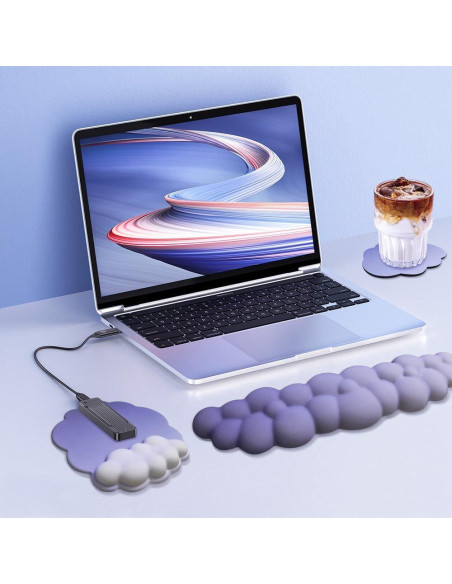 Soporte Ergonómico para Muñeca MXCOIRTP Nube con Espuma de Memoria Soporte Ergonómico para Muñeca MXCOIRTP Nube con Espuma de Memoria
