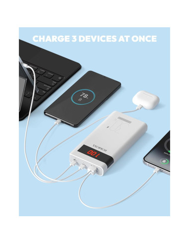 Cargador Portátil ROMOSS Sense 6PS Pro 20000mAh 30W USB-C