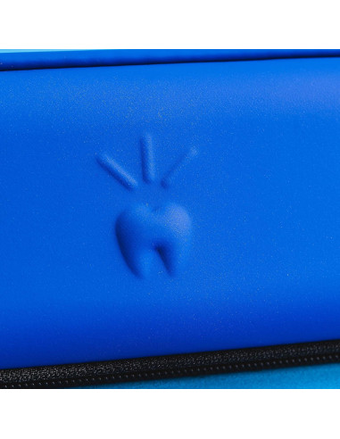 Funda de Viaje para Cepillo de Dientes Triple Bristle Azul - Compacta y Duradera