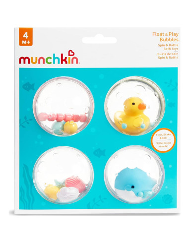 Juguete de Baño Munchkin Flotar y Jugar 4 Piezas