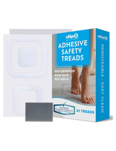 Tiras Antideslizantes Cuadradas SlipX Solutions - 21 Unidades