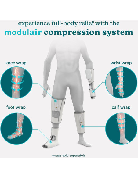 Masajeador de Pantorrillas Homedics Modulair con Compresión Masajeador de Pantorrillas Homedics Modulair con Compresión