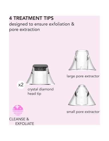 Herramienta Facial Microdermoabrasión skn by Conair - 4 Puntas