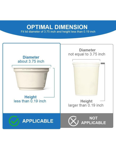 Organizador de Yogur SOPHICO para Nevera, 4 Botellas, 38x10.4cm