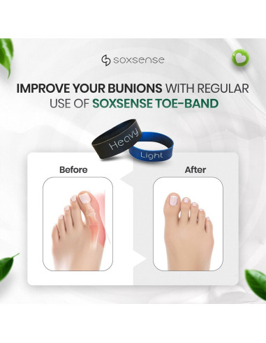Almohadillas para Juanetes Soxsense - Férula Alivio Hallux Valgus