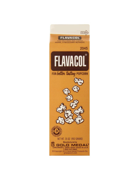 Sal de Palomitas Flavacol Gold Medal 992g - Sazonador Cine Sal de Palomitas Flavacol Gold Medal 992g - Sazonador Cine