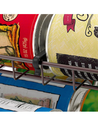 Organizador Apilable para Latas Simple Houseware Bronce 36 Latas