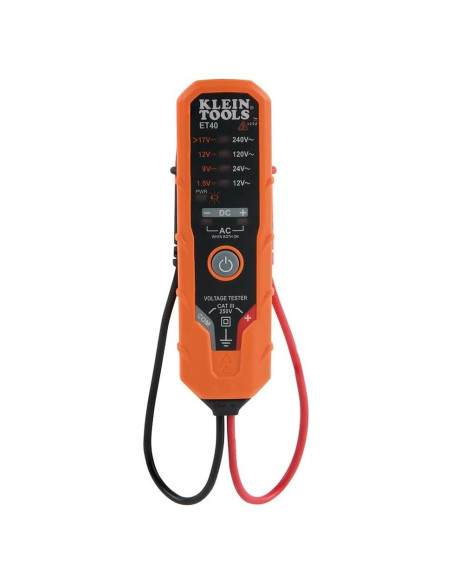 Probador Digital de Voltaje AC/DC Klein Tools ET40 12-240V Probador Digital de Voltaje AC/DC Klein Tools ET40 12-240V
