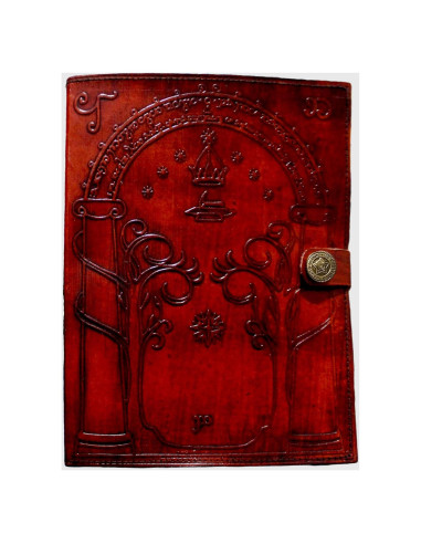 Diario de cuero Hobbit Señor de los Anillos 17x12 cm