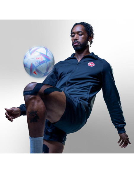 Cinta Kinesiológica Pre-Cortada Spidertech para Rodilla - Negro Cinta Kinesiológica Pre-Cortada Spidertech para Rodilla - Negro