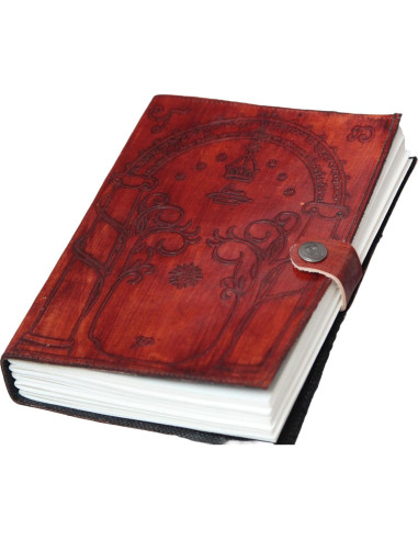 Diario de cuero Hobbit Señor de los Anillos 17x12 cm
