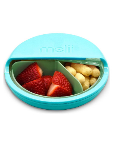 Contenedor de Snacks Melii Azul - Libre de BPA y Ecológico
