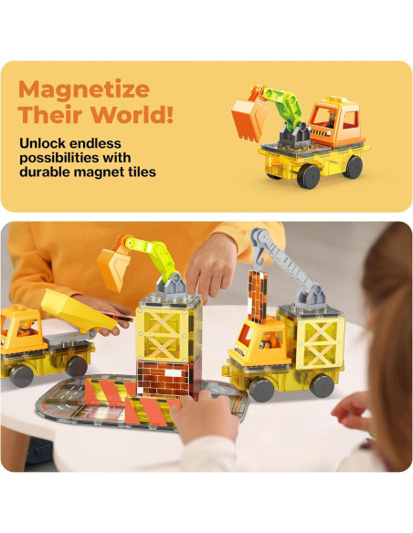 PicassoTiles Set de Construcción Magnético 5-en-1 50 Piezas PicassoTiles Set de Construcción Magnético 5-en-1 50 Piezas